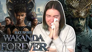 I am a PUDDLE OF TEARS watching *BLACK PANTHER: WAKANDA FOREVER* for the first time!