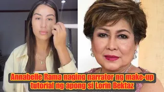 Annabelle Rama, kinaaliwan sa kanyang pag-voice over sa makeup tutorial ng apo niya