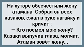 Как Казаки Жену Атамана Обесчестили! Сборник Свежих Анекдотов! Юмор!