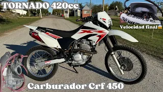 PROBAMOS LA TORNADO 420cc// COMENTANDO QUE TIENE HECHO// EN VENTA