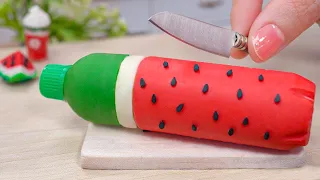 🍉 Perfect Miniature Watermelon Cake Decorating | Satisfying Tiny Cake Recipe Idea | Mini Corner