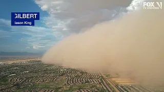 Viewer footage from July 17 monsoon across Arizona