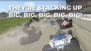 Highlights from Dale Earnhardt Jr.'s iRacing IndyCar Debut