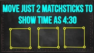 5 Mind Bending Viral Matchstick Puzzles / Match Game MSP, Can you ? (Tricky Brain teasers video)