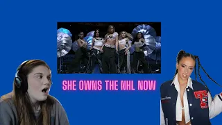 Monica Reacts To: Tate McRae-Live NHL All-Star Intermission Full Performance