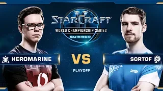 2019 WCS Summer - Round of 16: HeroMarine (T) vs SortOf (Z)