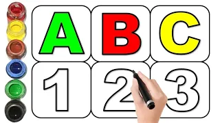 counting learning song, number learning for toddler, phonics #kids