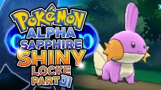 MY FIRST SHINY STARTER POKEMON! Pokemon Alpha Sapphire Shiny Locke! Part 01