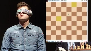 Играю в шахматы вслепую! | Blindfold chess game