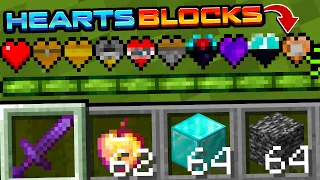 ماين كرافت بس القلوب من البلوكات!🔥😱 | Hearts are Blocks!