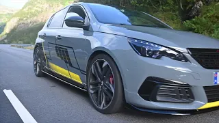 2018 Peugeot 308 GTi . Stage 1. Customs wrap. Sound Remus Exhaust.