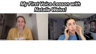 My First Voice Lesson with Natalie Weiss!