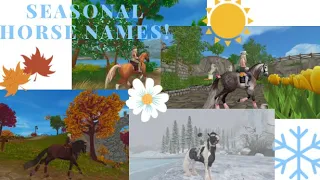 Seasonal Horse Names - Star Stable - Lana Pixiehope