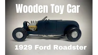 Wooden Toy Car - 1929 Ford Roadster