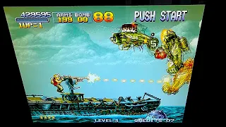 [MVSX-NeoGeo] Metal Slug 1 Classic Arcade Gameplay Full