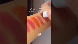 Swatches Lipstick Shining QL Cosmetic