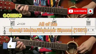 All of Me - Seymour Simons & Gerald Marks / Acordes y TAB para Guitarra Zurda