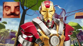 Hello Neighbor - My New Neighbor Iron Man Mark 17 Act 2 Gameplay Walkthrough