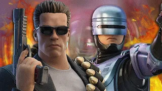 Terminator vs Robocop. Epic Rap Battles of History [Fortnite Edition]