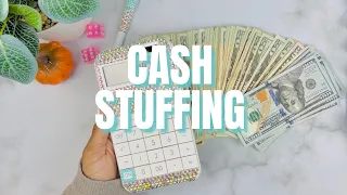 MY FIRST CASH STUFFING FROM MY SMALL BUSINESS | CASH ENVELOPES | SINKING FUNDS | BUDGET WITH ME