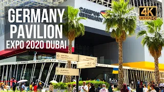 [4K] Amazing Swing in Germany Pavilion Expo 2020 Dubai | Walk Tour in Best Pavilion Long Queuing