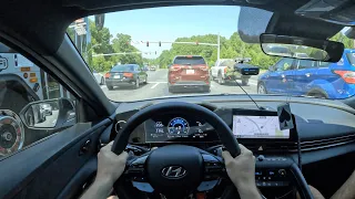 2023 Hyundai Elantra N - POV Test Drive | 0-60