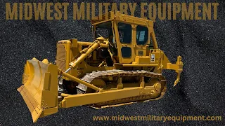 Walk Around Of A CLEAN Caterpillar D7G Dozer with Cab and Ripper EX Military Machine