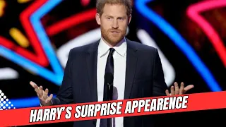 Prince Harry makes surprise appearance at NFL Honors after quick trip to see father King Charles