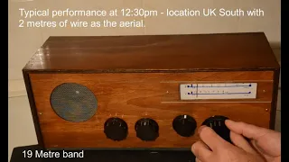 Valve Short wave radio project