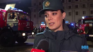 Учения МЧС на станции метро Октябрьская  15 03 2023