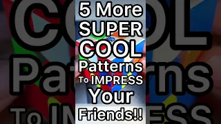 Rubik’s Cube Patterns To Impress Your Friends 2 #shorts