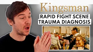 Doctor Breaks Down KINGSMAN CHURCH SCENE // Rapid Fight Scene Trauma Diagnosis