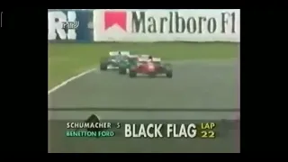 Черный флаг Шумахеру-Черный день Формулы-1.