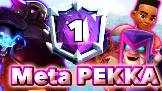 🏆+2800 with Meta PEKKA deck Go top1🥰-Clash Royale