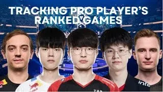 🔍 Tracking League of Legends Pro Players Ranked Games 🌟 KR, EUW