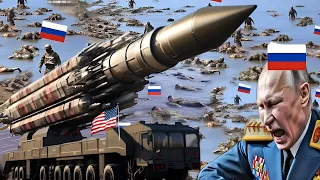 Great Tragedy! America Launches Deadly Missiles at Russian Naval Battalion