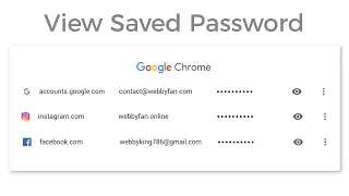 How to View Saved Passwords on google chrome browser  - Desktop