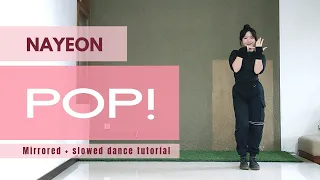 #TWINTORIAL | Nayeon - Pop [Mirrored + Slowed Dance Tutorial] | Trifena & Trifosa