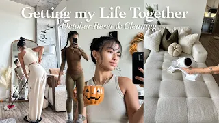 getting my life together for fall | October reset, clean with me, back in the gym & grocery restock