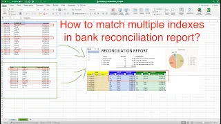 Bank Reconciliation - How to match multiple transactions easily