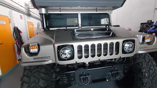 Hummer H1 Alpha Camper RV Expedition Vehicle Offroad Expeditionsmobil Allrad Front View