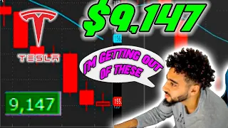 HOW I MADE $9,100 DAY TRADING TSLA LIVE (Start to Finish)