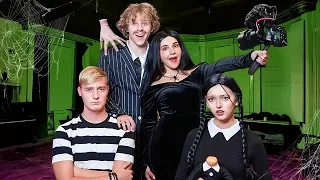 WE STARTED A FAMILY CHANNEL FOR THE DAY But As The ADDAMS FAMILY!!