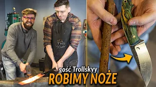 ILE ZARABIA KNIFEMAKER? ROBIMY NÓŻ Z PRĘTA ZA 1500ZŁ. gość TROLLSKY | DO ROBOTY