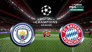 🔴 Manchester City vs Bayern Munich | UEFA Champions League 2022-23 | eFootball PES 2021 Gameplay