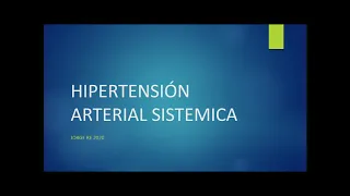 HIPERTENSION ARTERIAL SISTEMICA