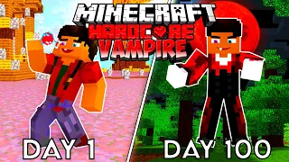 I Survived 100 Days as a Vampire in Minecraft Hardcore... Here's What Happened...