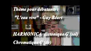 Thématique du jour, Harmonica (niveau débutant et plus)« L’eau vive » - Guy Béart