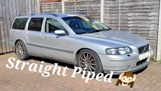 Straight Piped my Volvo V70 D5