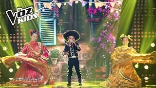 David Tarapues canta Allá en el Rancho Grande | La Voz Kids Colombia 2018